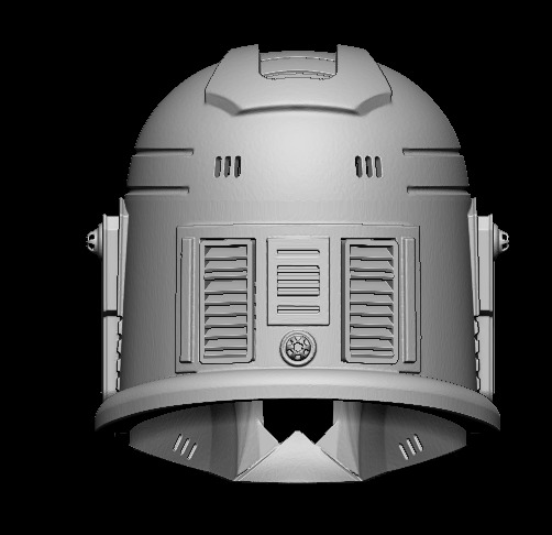 Star wars Cosplay Mandalorion Helmet Lifesize - 3D File STL 3D print model_2