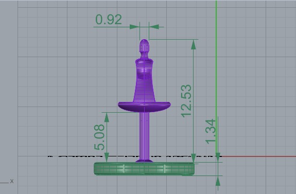 HEART Stud Earrings LOVE GIFT For Valentines Day  3D print model_2