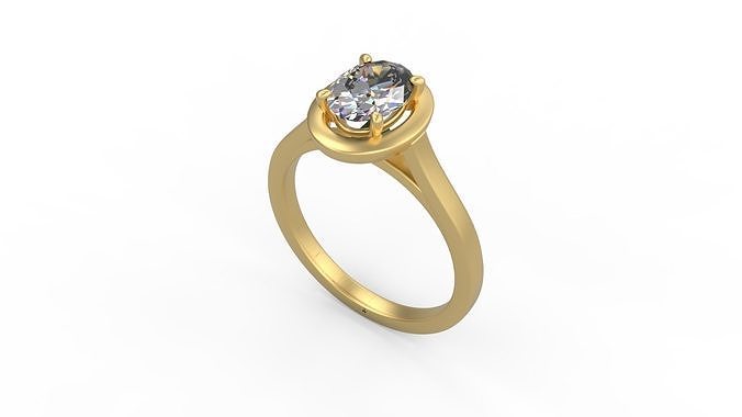 Woman Solitaire 1680 3D print model