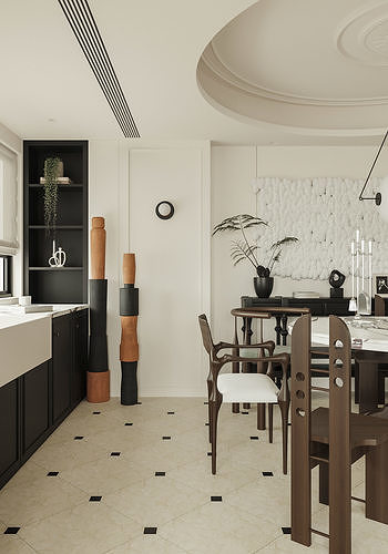apartment interior scenes   3D model 7