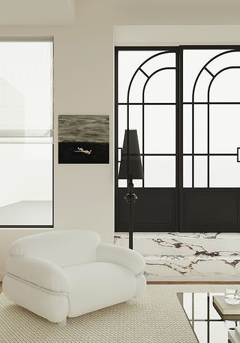 apartment interior scenes   3D model 3