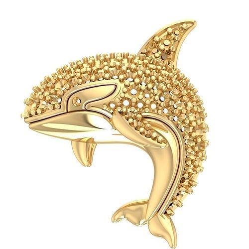 Dolphin - Fish pendant 3D print model
