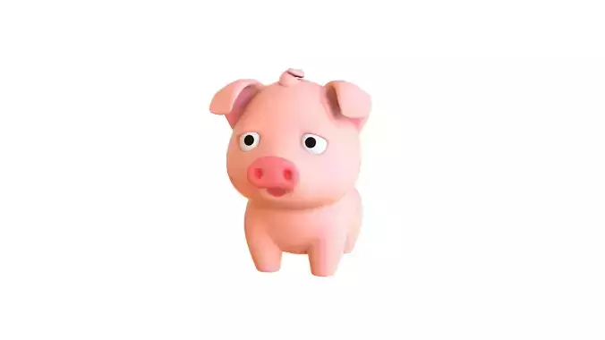 Cartoon Pig Animal Cute