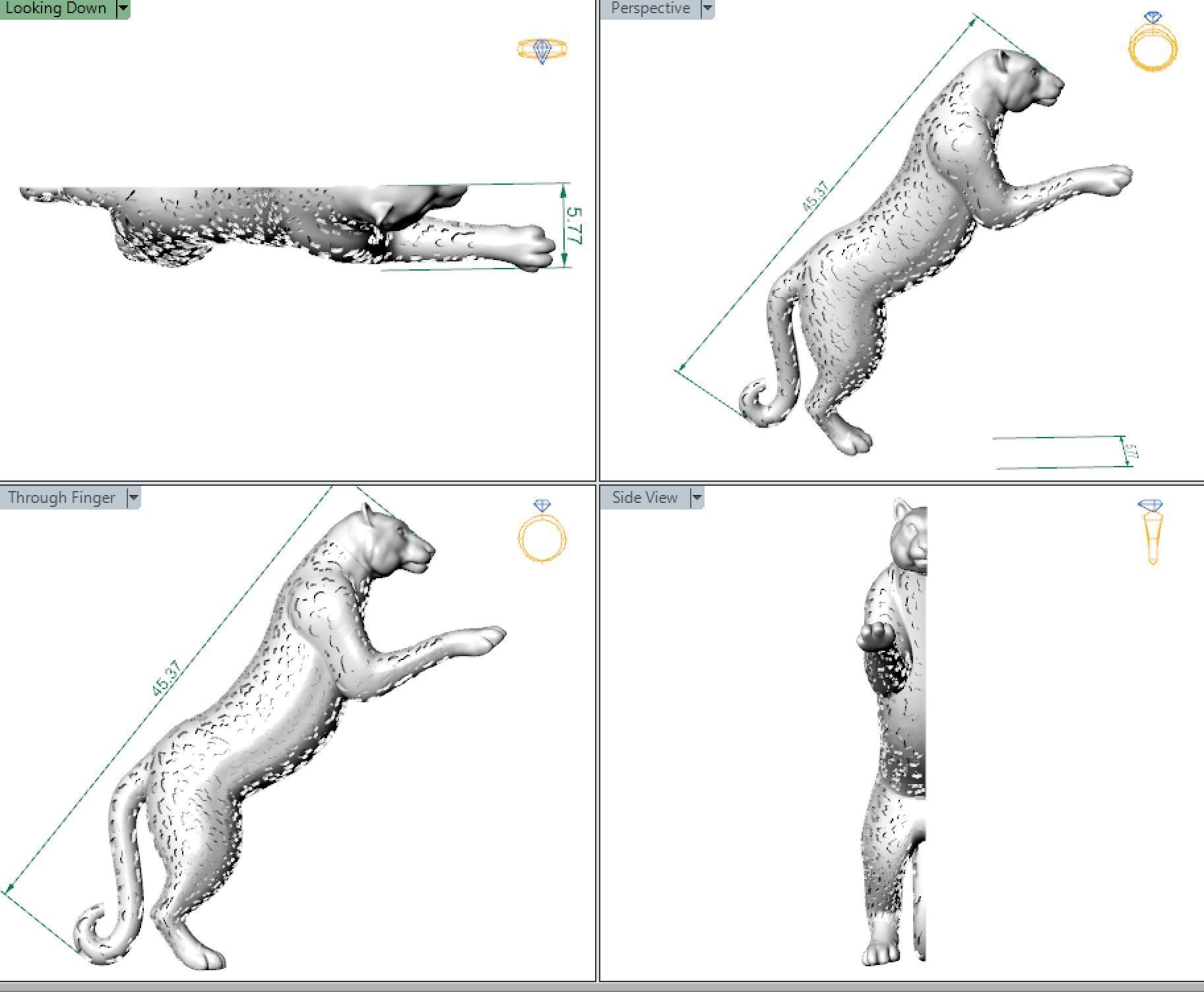 TIGER - PENDANT- MODEL 3D print model_2