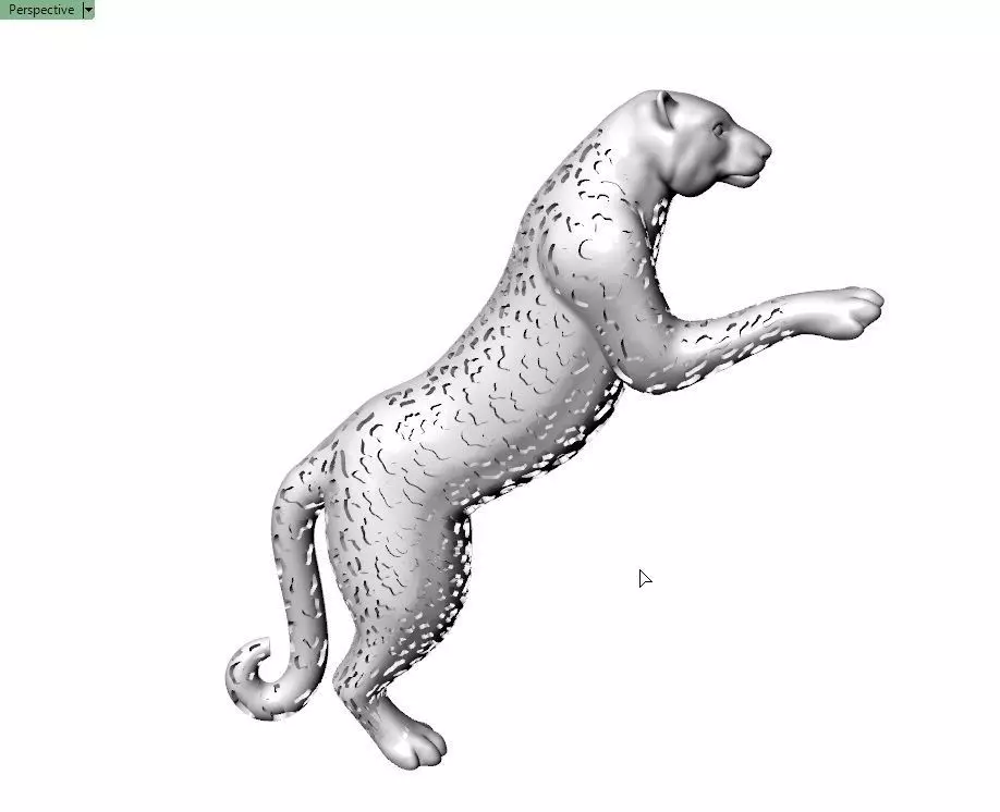 TIGER - PENDANT- MODEL 3D print model_0