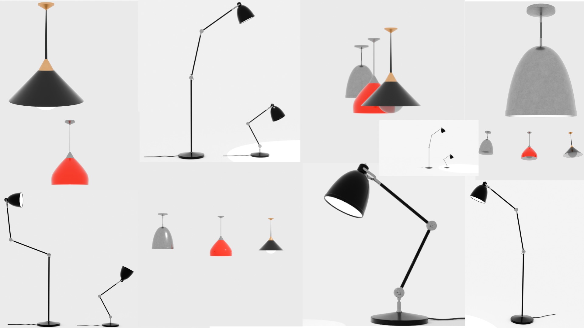 Lighting Pack  PBR Low-poly 3D Models 3D Model Collection_3