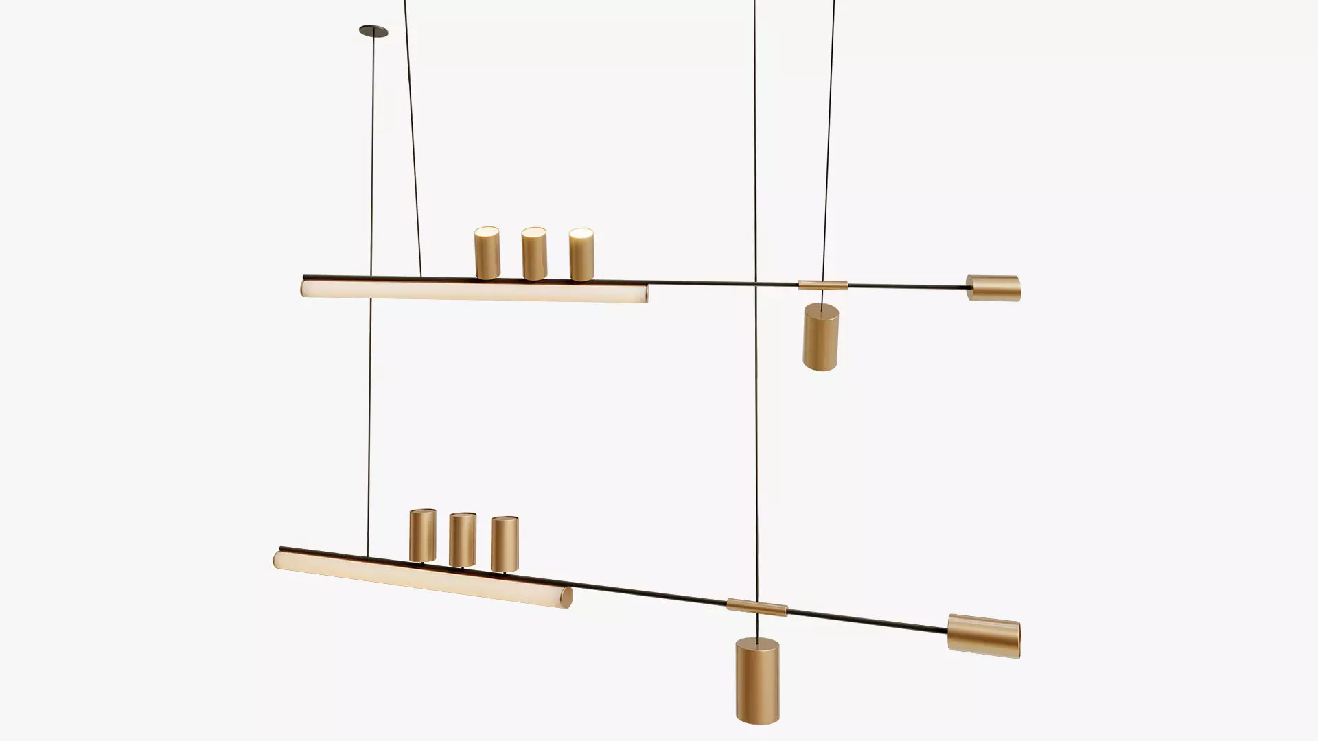 Attic Led Pendant Light 3D model_0