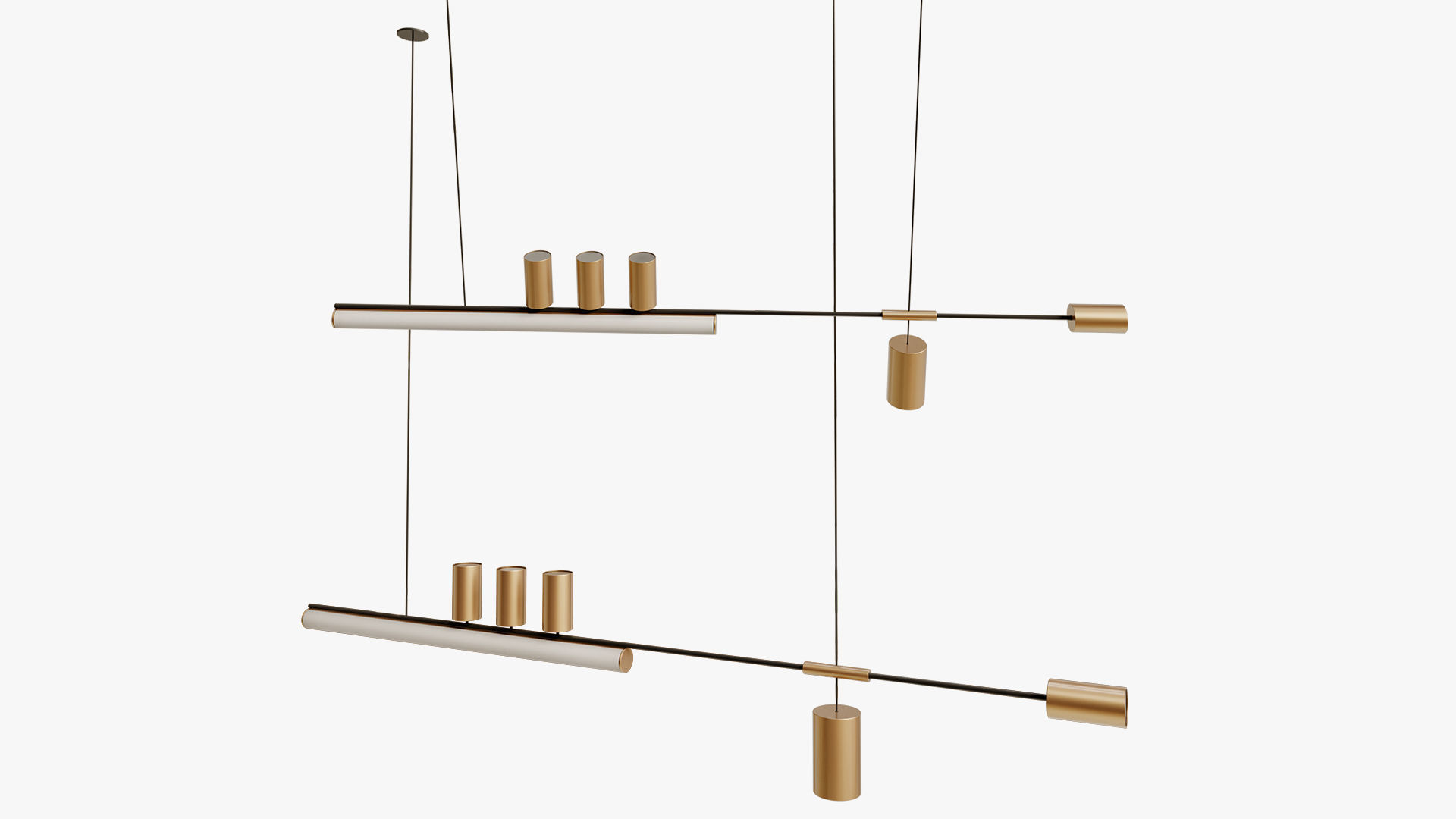 Attic Led Pendant Light 3D model_1