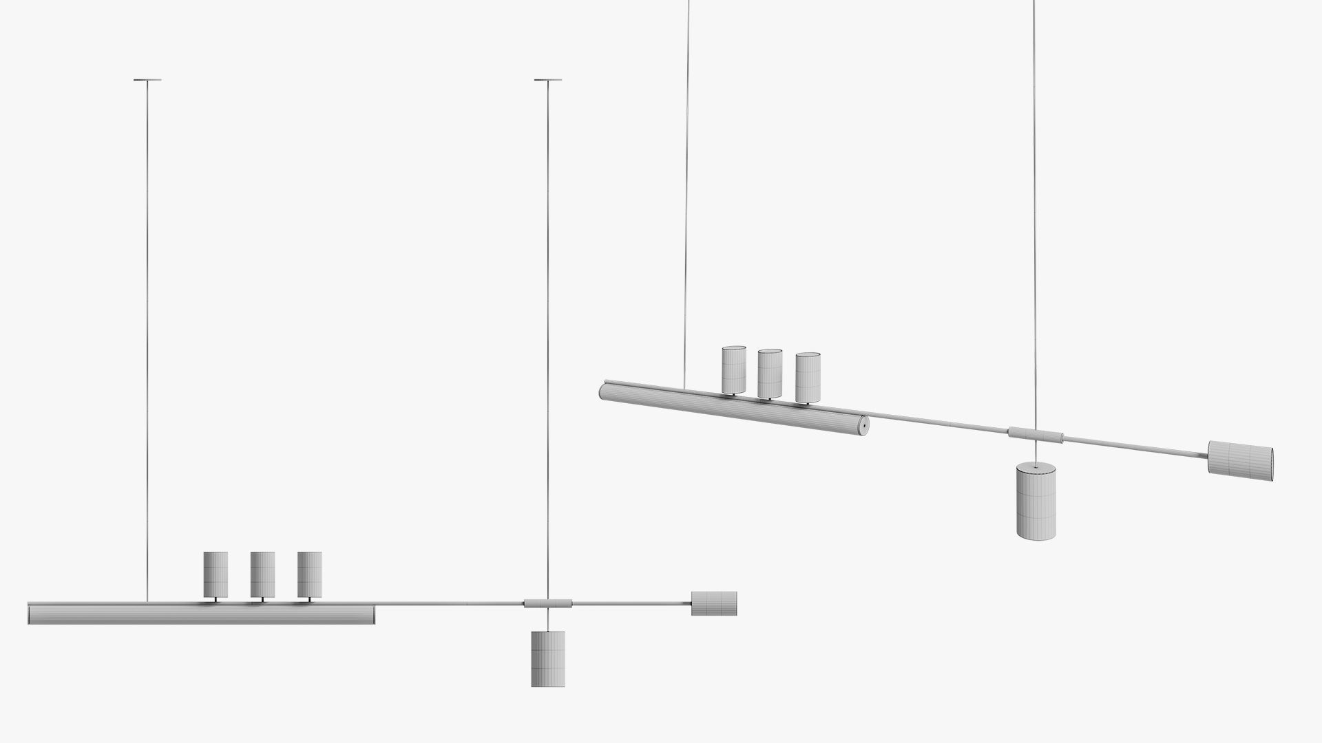 Attic Led Pendant Light 3D model_5