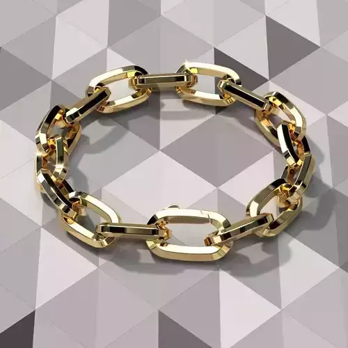 Brutal Chain Bracelet 3D print model