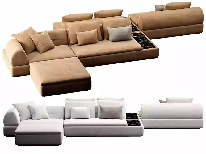 Supermoon Sofa 3D model