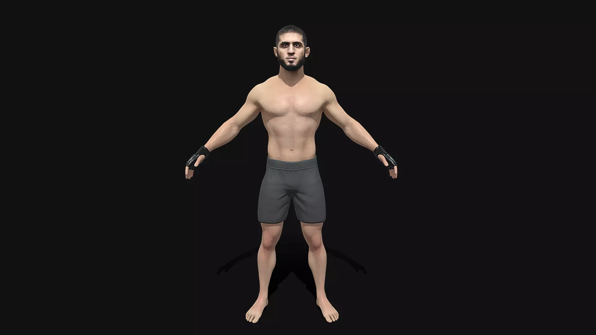 Islam Makhachev 3D model_0