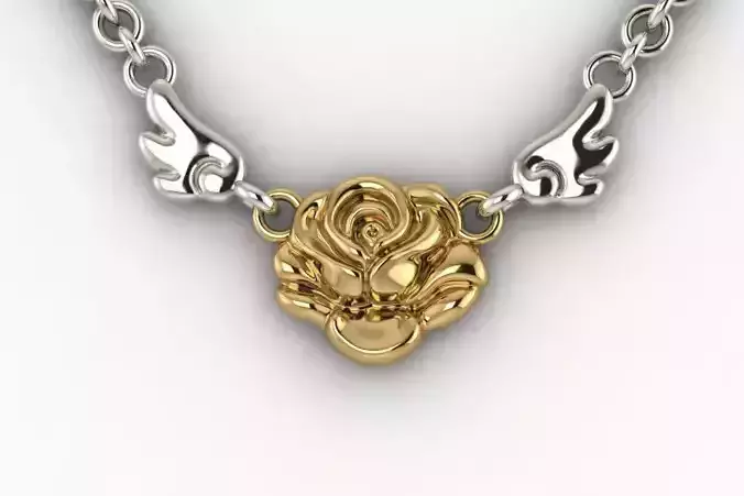pendant rose wings love
