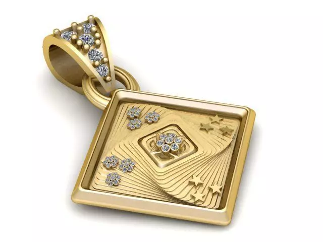 PRECIOUS WOMEN PENDANT 3D PRINTABLE MODEL 3D print model