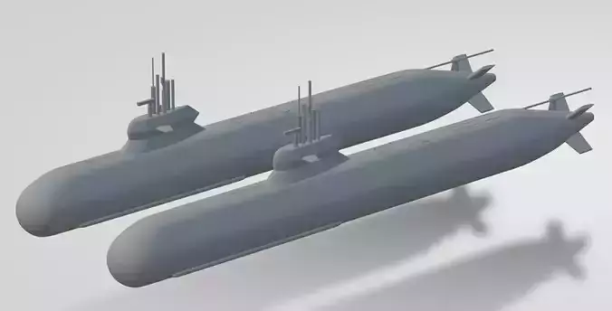 A-26 BLEKINGE CLASS SUBMARINE - VLS VARIANTS SCALE MODEL 3D print model