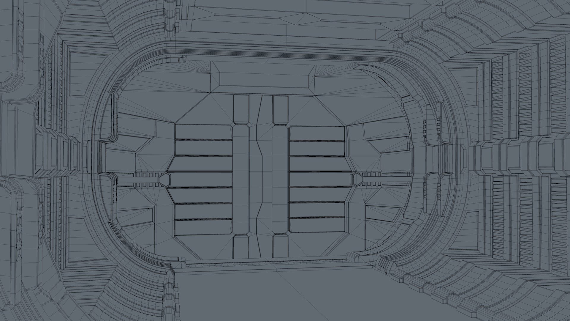 Sci Fi Corridor 3D model_12