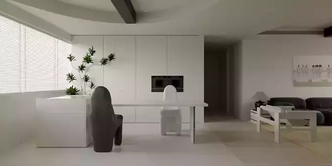 apartment interior scenes  