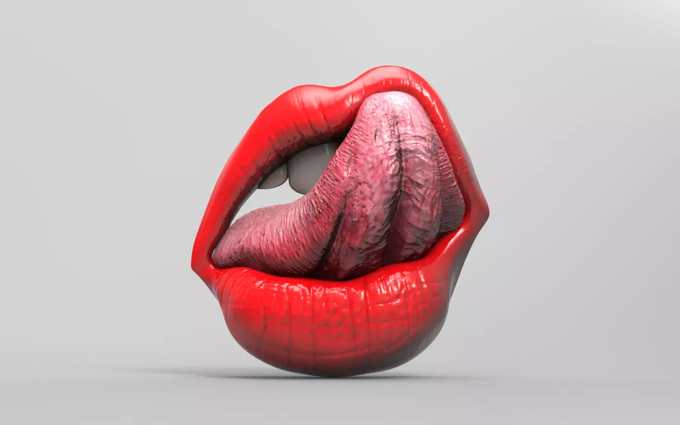 hot lips 3D print model