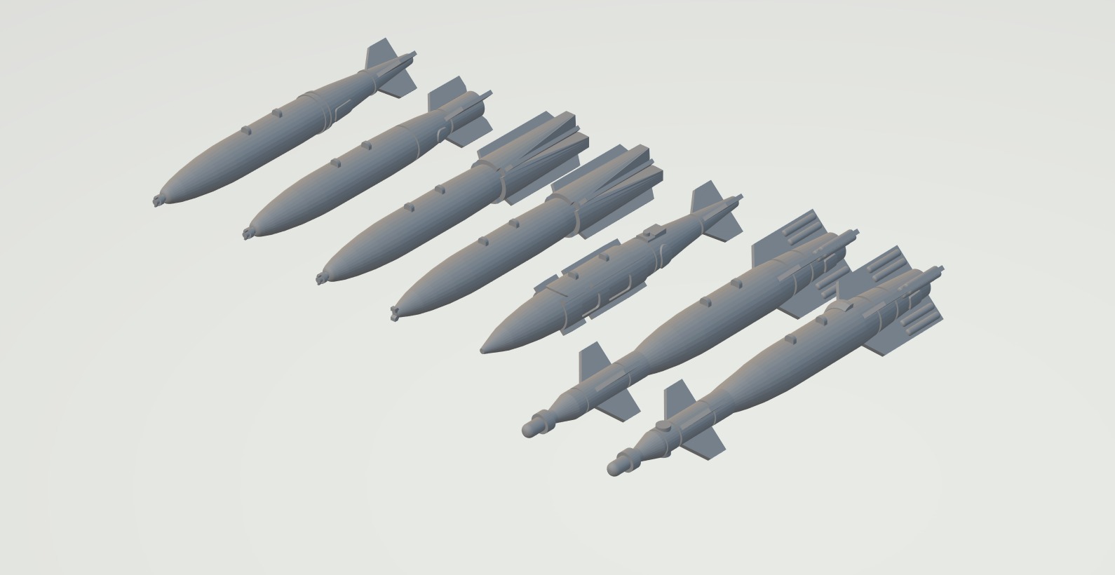 MK-83 BASED BOMBS 1-72 SCALE MODEL 3D print model_1