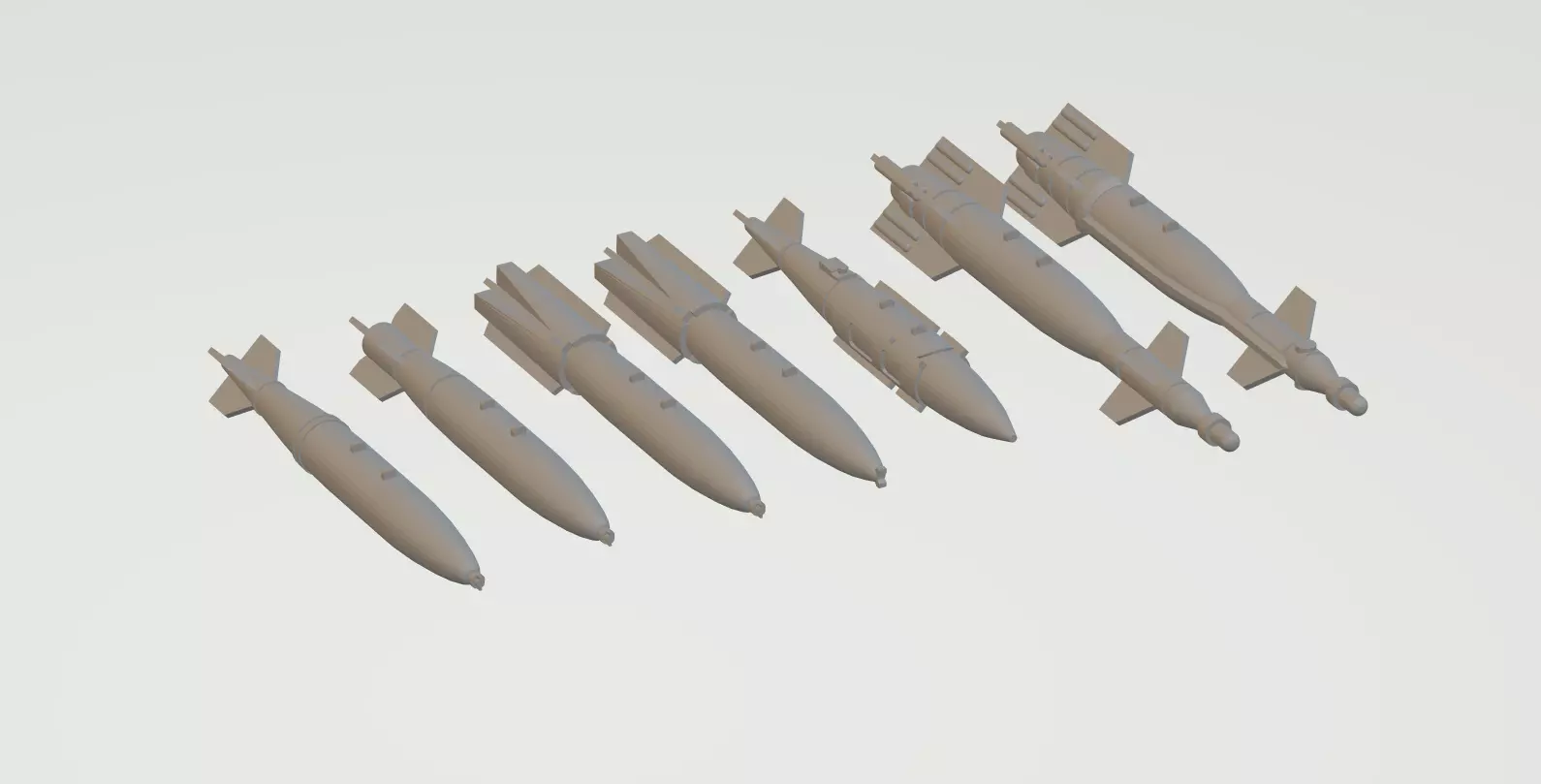 MK-83 BASED BOMBS 1-72 SCALE MODEL 3D print model_0