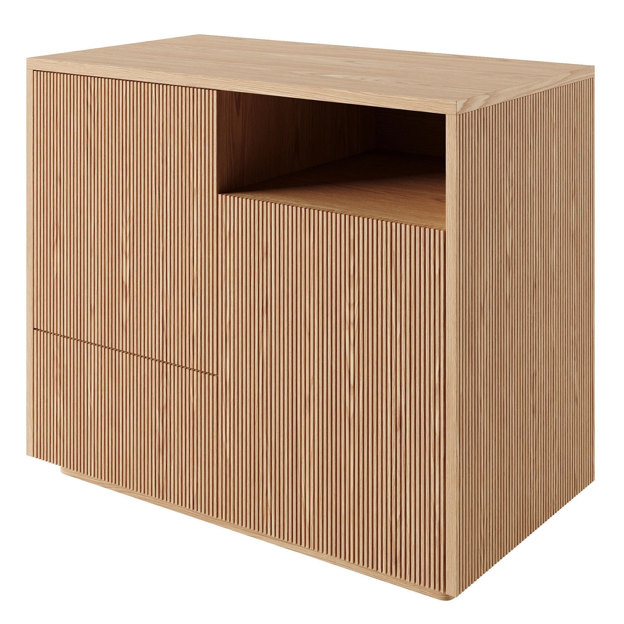 Japandi chest of drawers 3D model_6