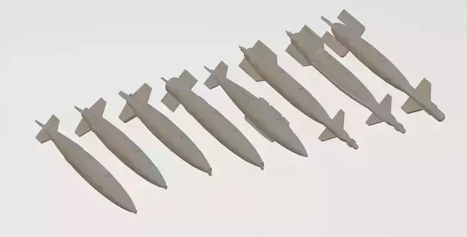 MK-84 BASED BOMBS 1-72 SCALE MODEL