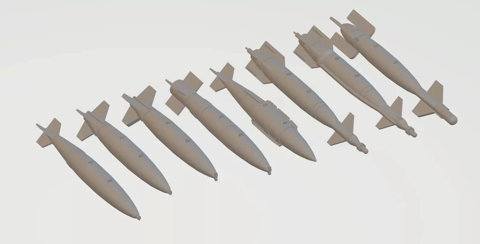 MK-84 BASED BOMBS 1-72 SCALE MODEL 3D print model_0