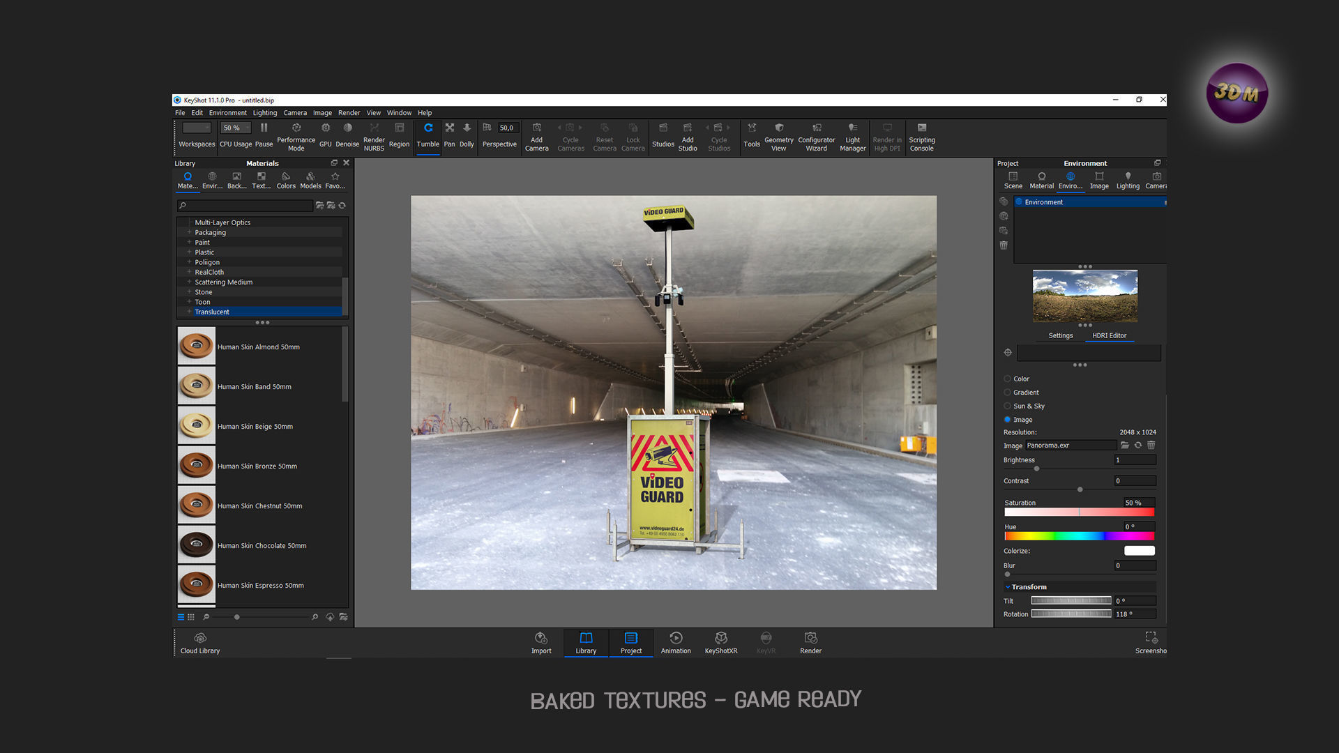 Video Guard - Construction sites security camera Low-poly 3D model_9