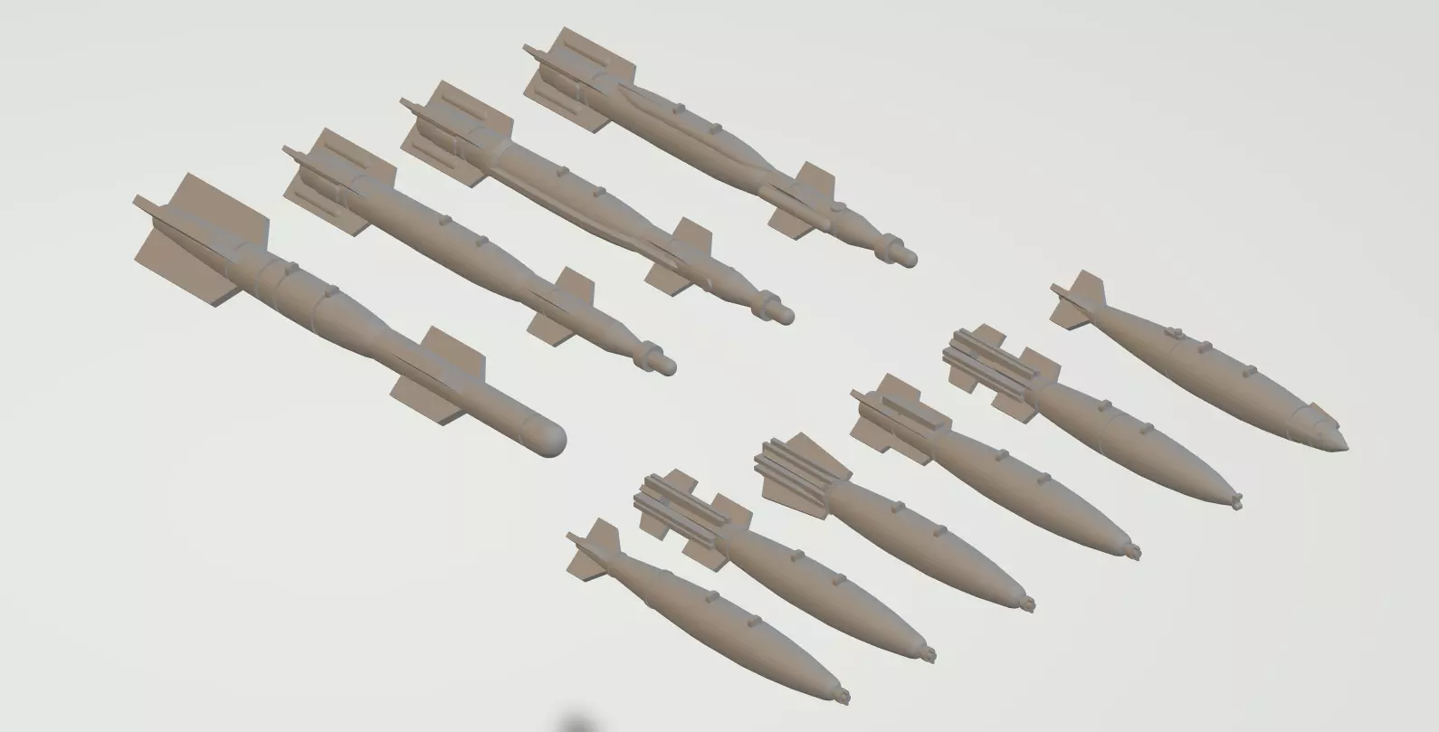 MK-82 BASED BOMBS 1-72 SCALE MODEL 3D print model_0