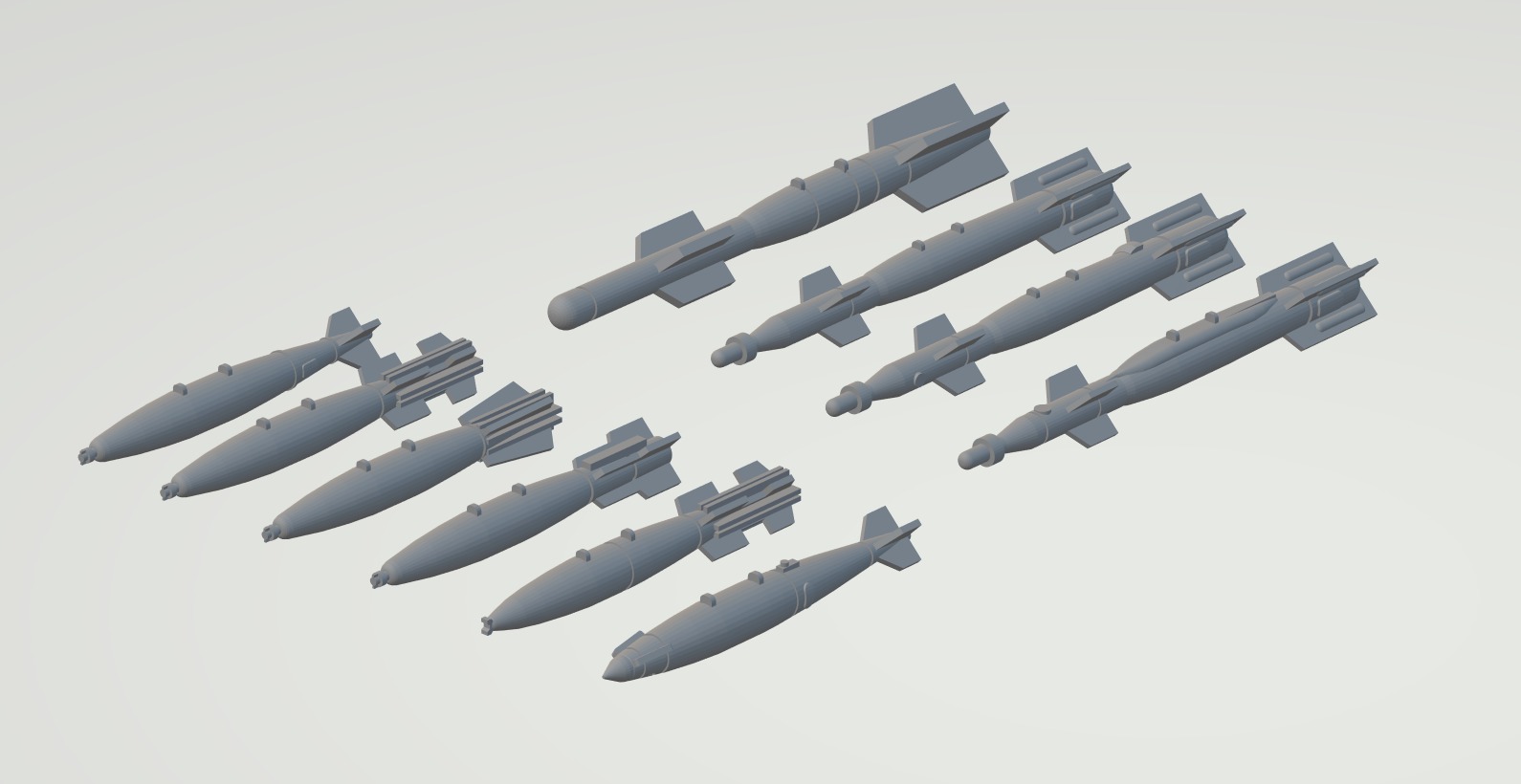 MK-82 BASED BOMBS 1-72 SCALE MODEL 3D print model_1