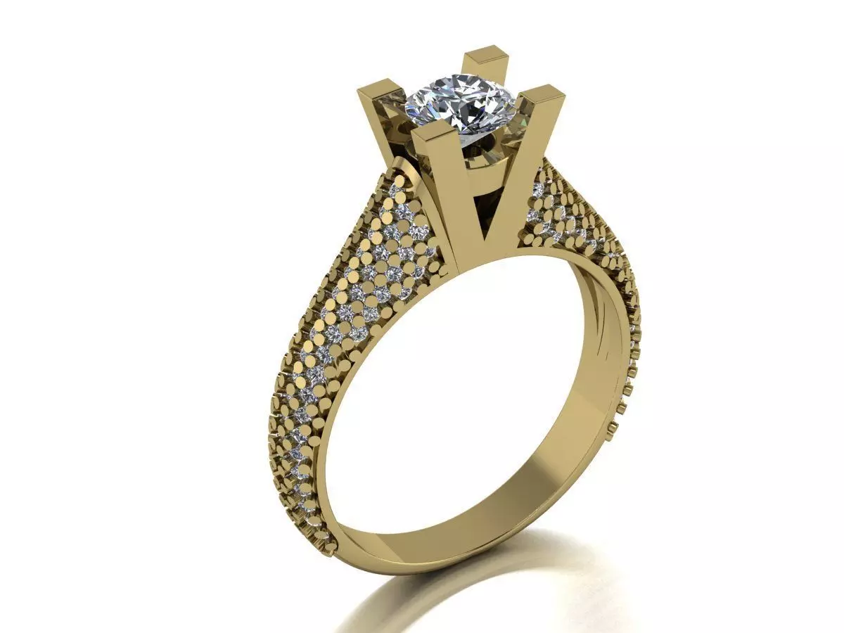 Gold ring Free 3D print model
