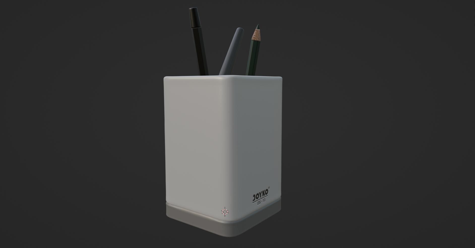 Stationery Storage 3D model_5