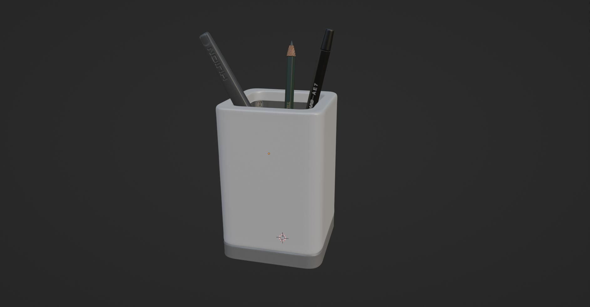 Stationery Storage 3D model_4
