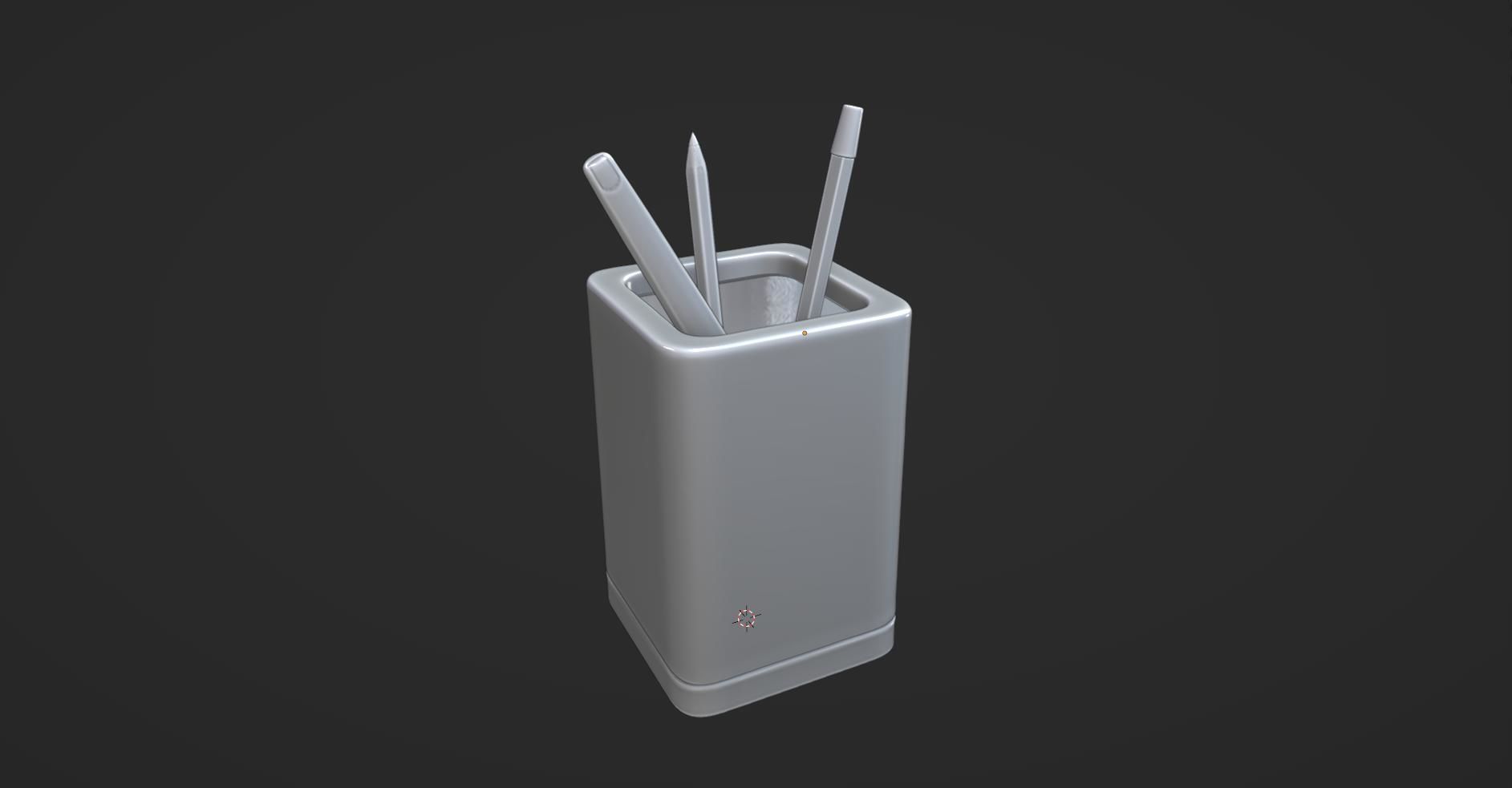Stationery Storage 3D model_10