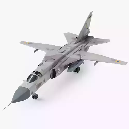 Ukrainian Sukhoi Su-24 Fencer with Storm Shadow cruise missile