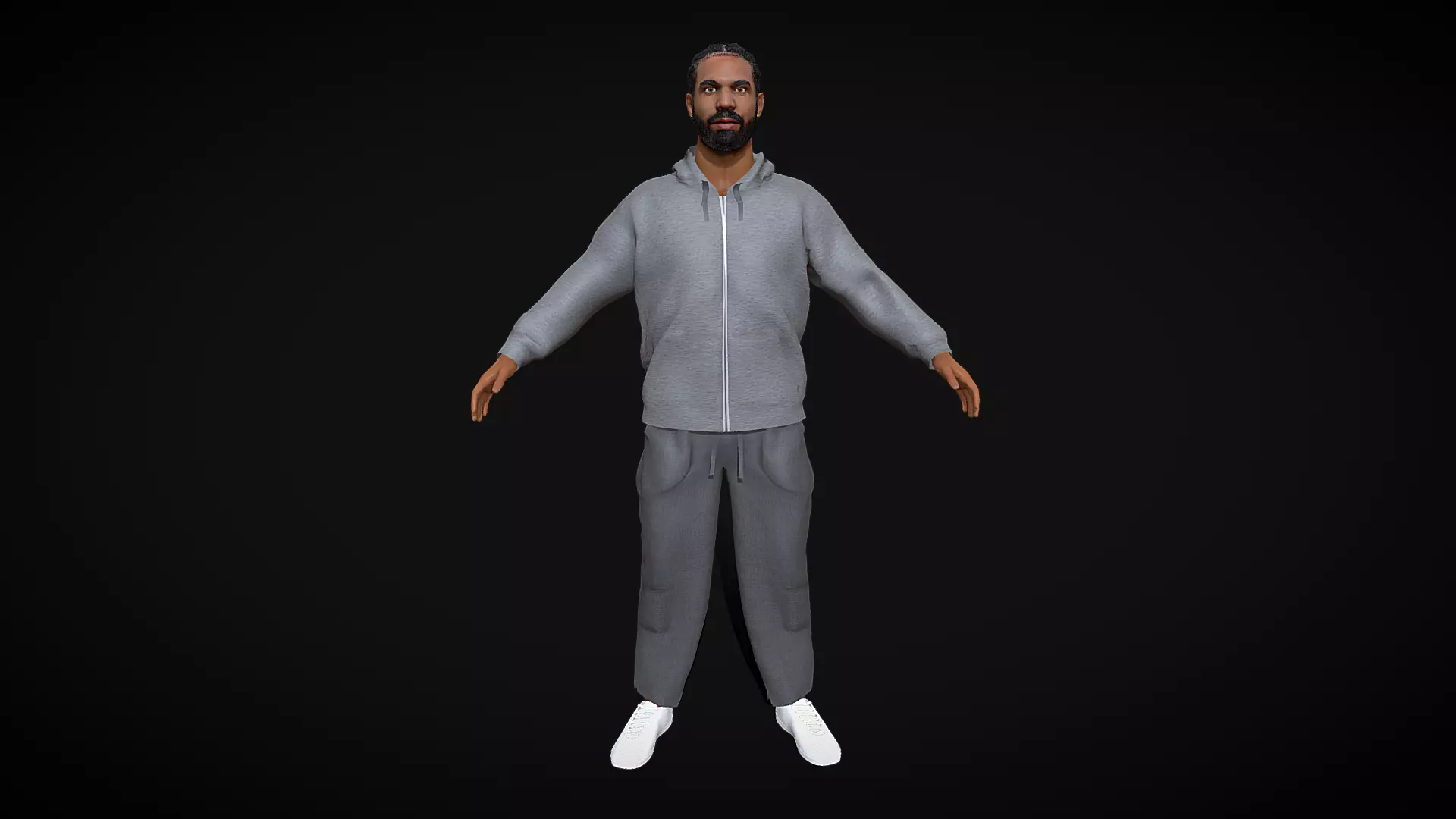 Drake 3D model_0