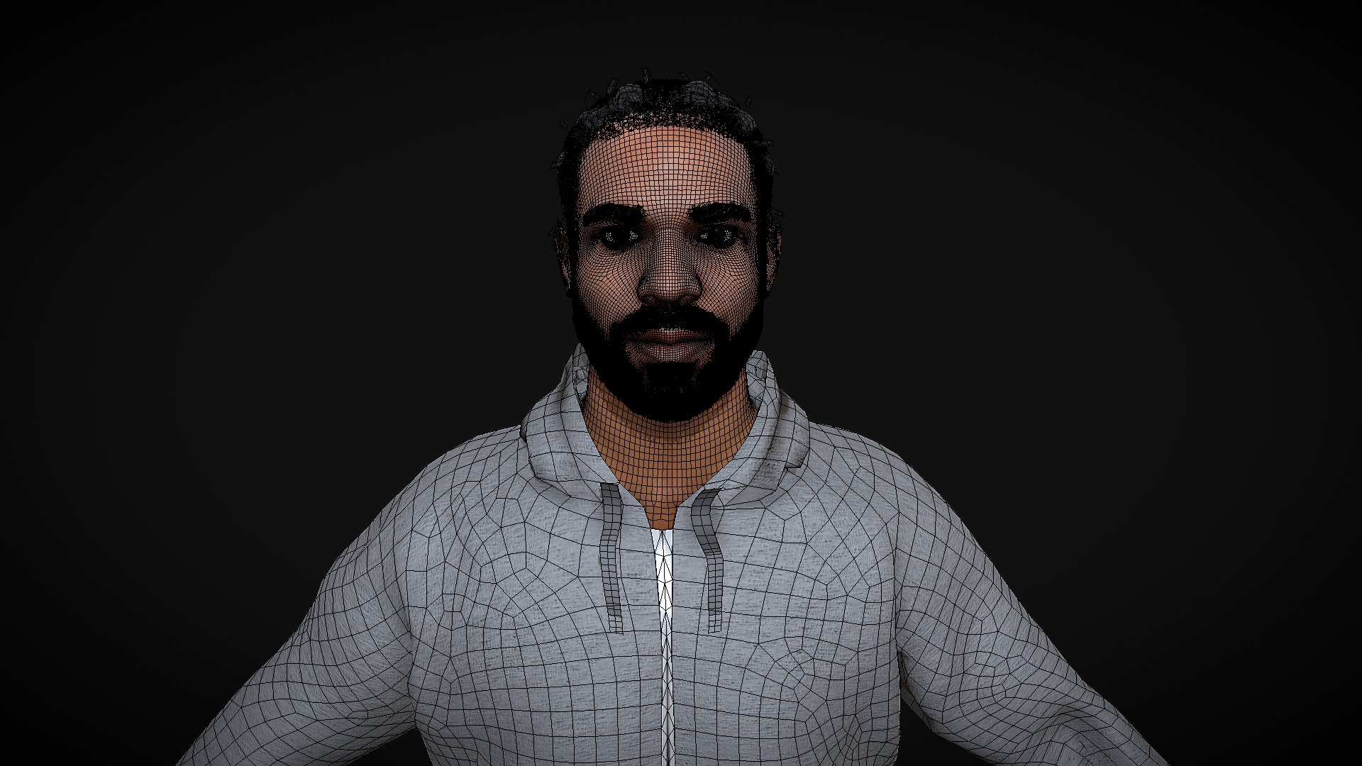 Drake 3D model_1