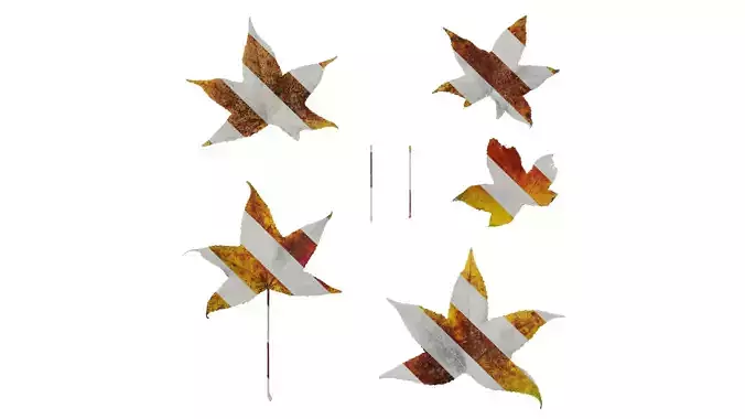 Anydrafts Liquidambar formosana Leaf 02 F