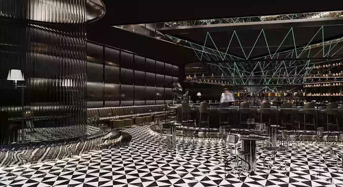 night club  interior