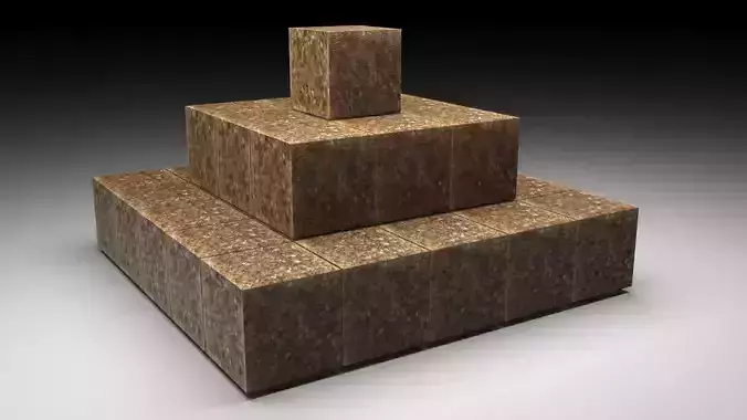 Pyramid From Sugar Cubes