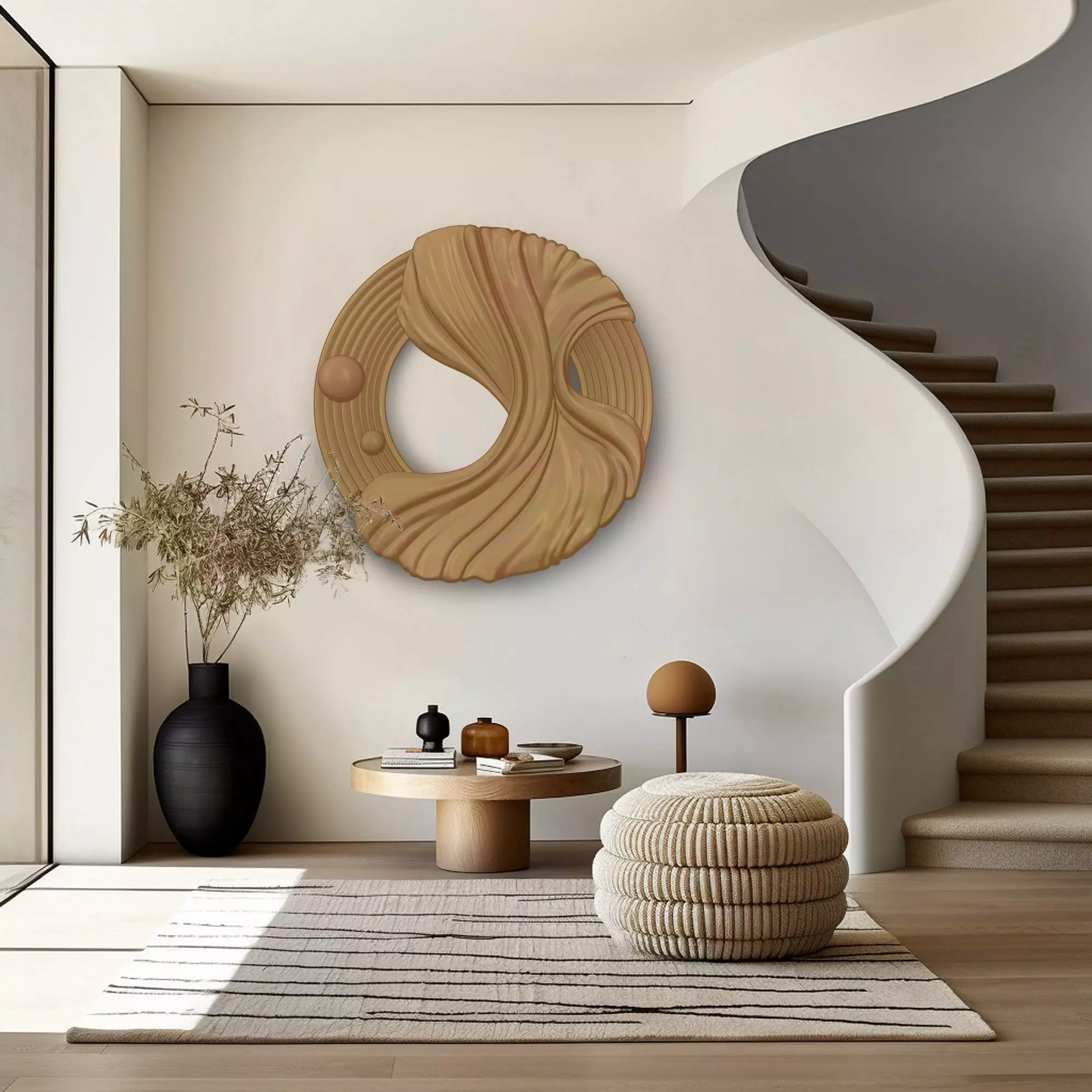 Modern 3D Wall Panel CNC-Ready STL for Interiors 3D print model_0