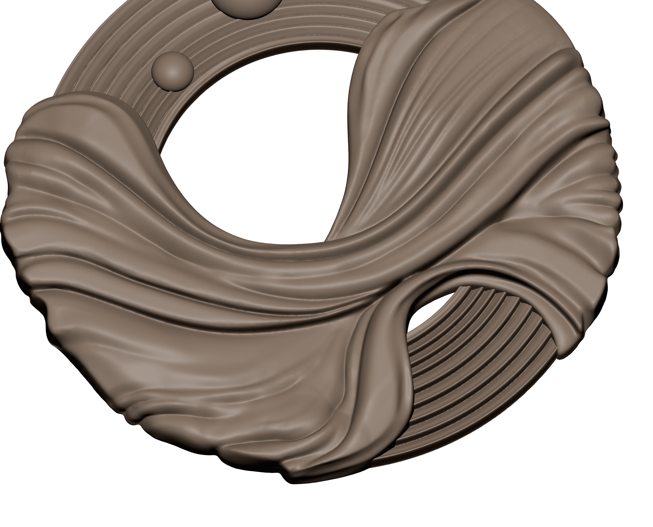 Modern 3D Wall Panel CNC-Ready STL for Interiors 3D print model_3