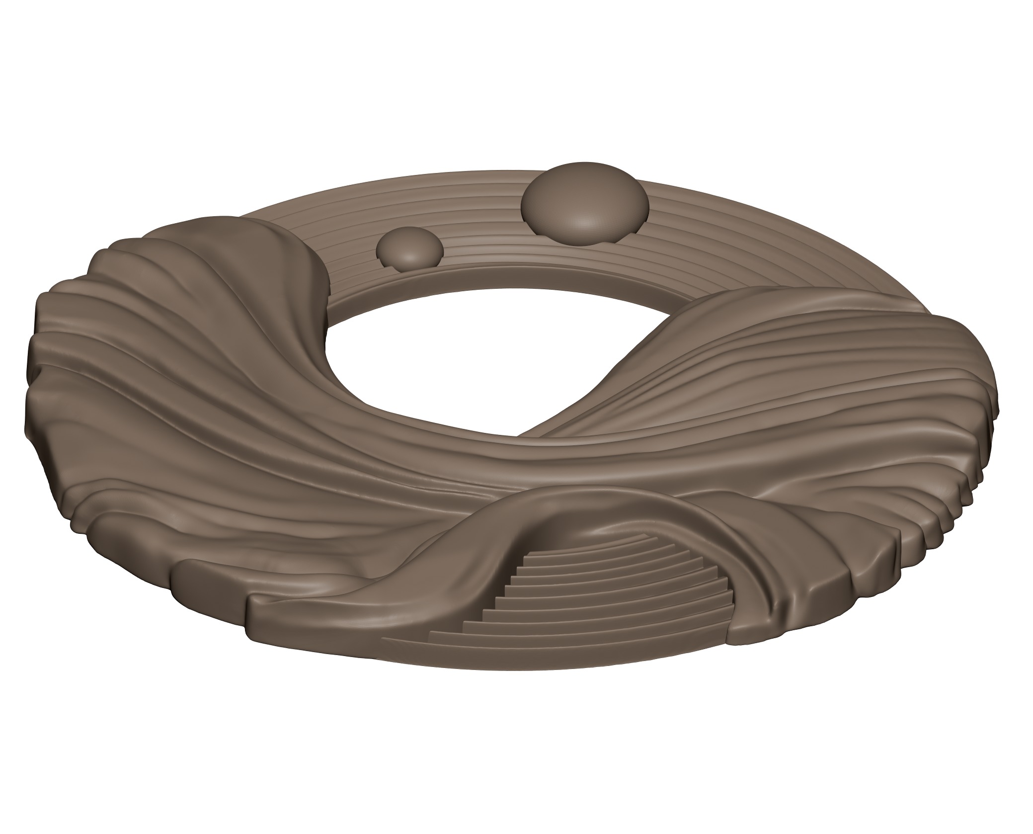 Modern 3D Wall Panel CNC-Ready STL for Interiors 3D print model_1