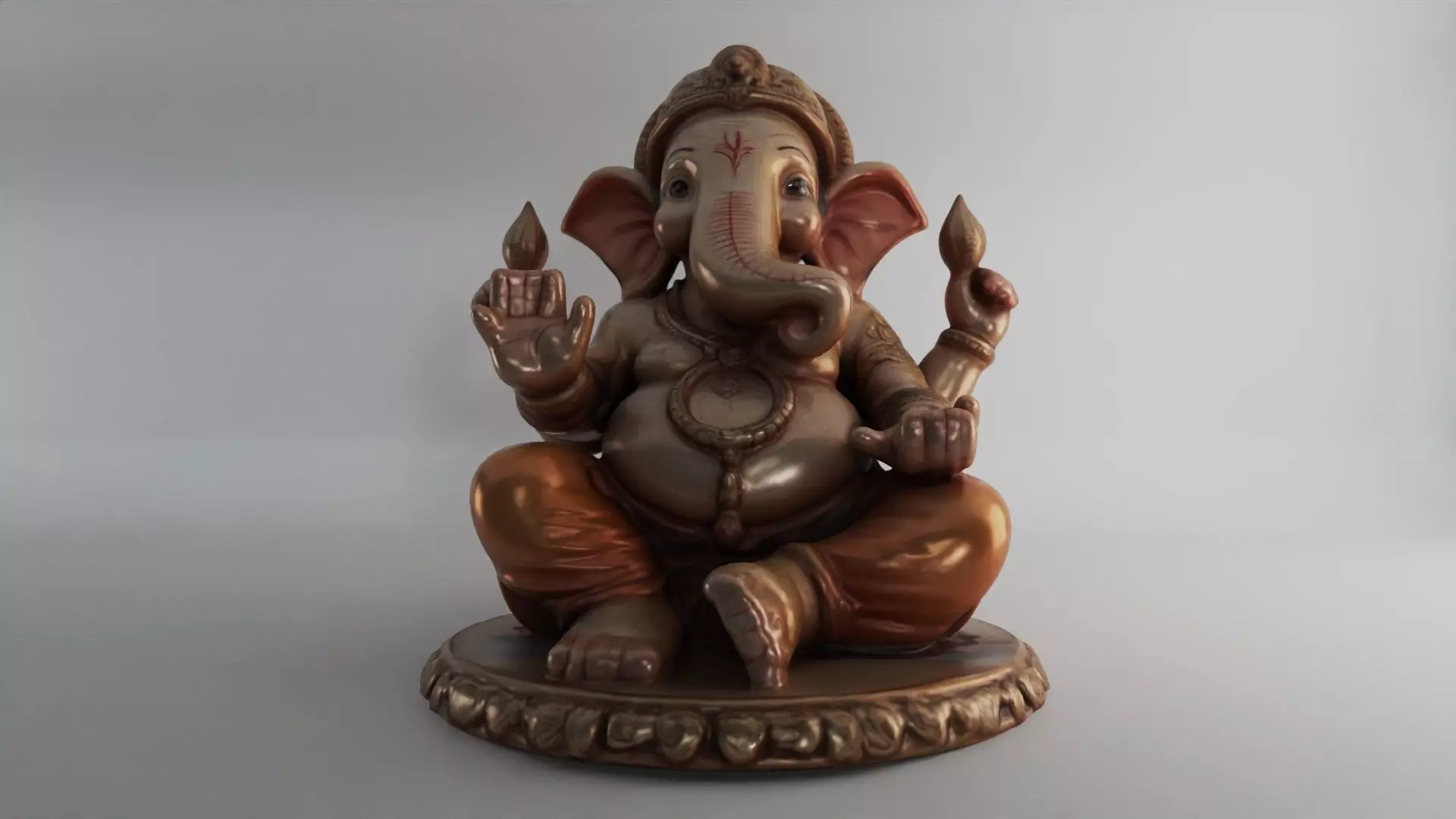Ganesh Low-poly 3D model