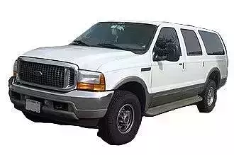 Ford Excursion Low-Poly 3D Model Game-Ready  Low-poly 3D model