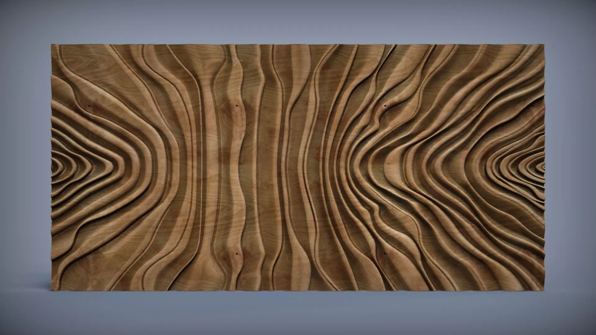 Wavy Wall Art Panel 3D print model