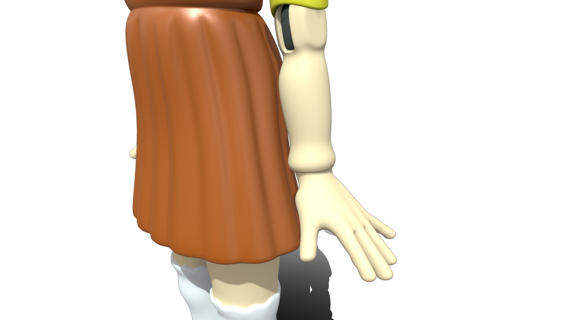 Squid Game Doll 3D - High Poly 3D model_9