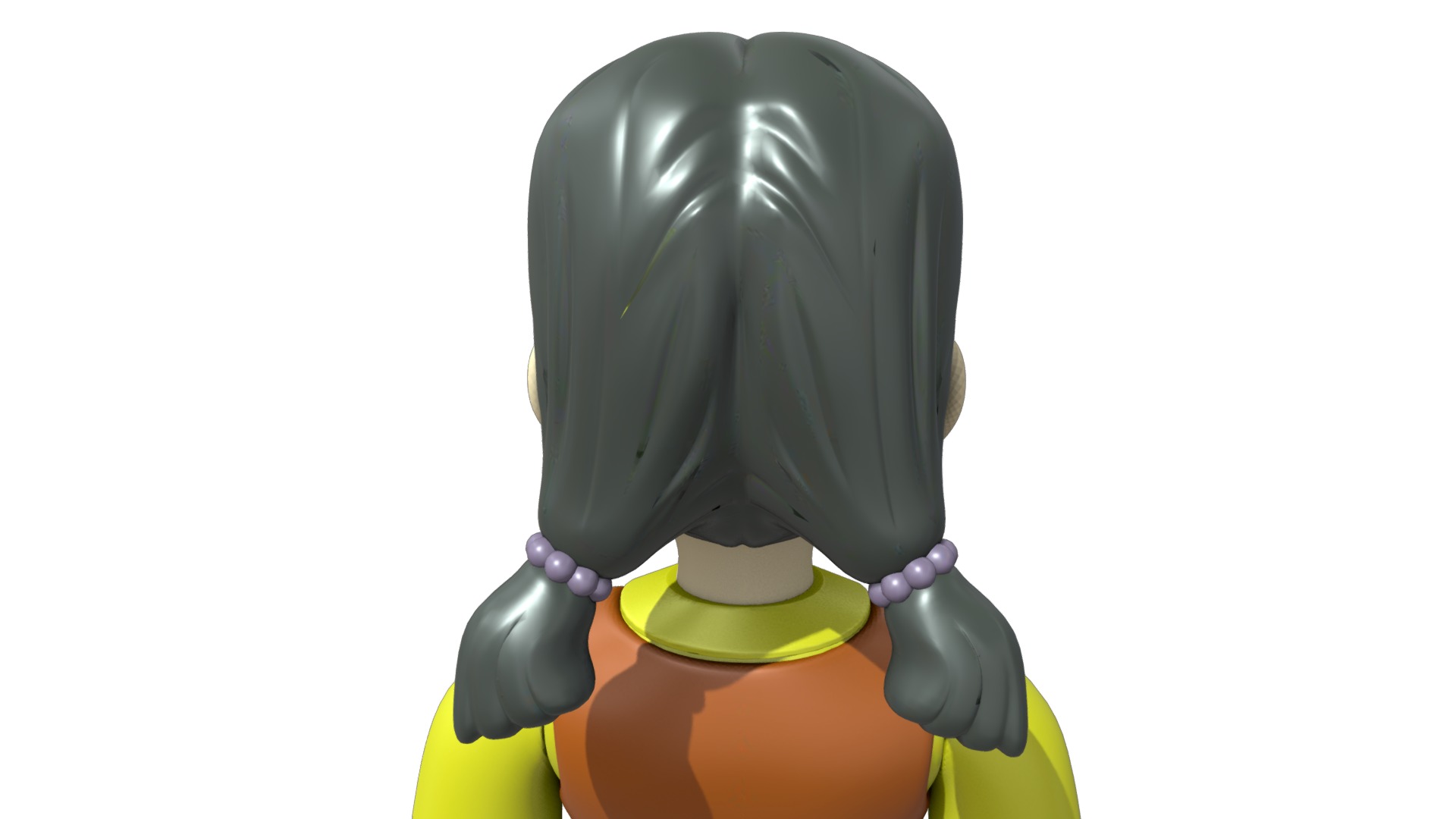 Squid Game Doll 3D - High Poly 3D model_8