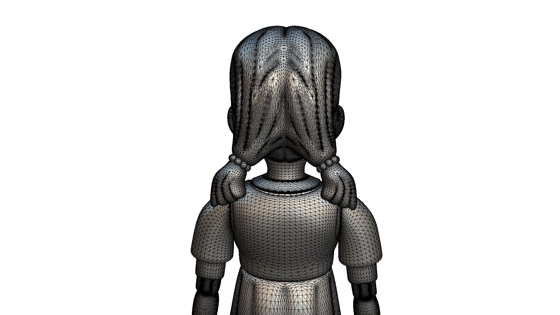 Squid Game Doll 3D - High Poly 3D model_3