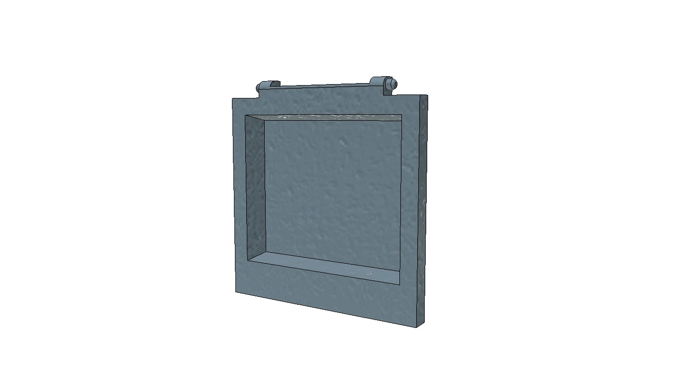 cover for electrical panel 3D print model_2